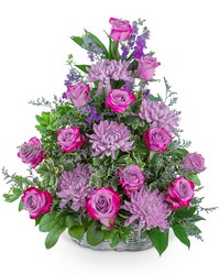 Gracefully Majestic Basket from Brennan's Secaucus Meadowlands Florist 