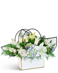 Luna Blue Tote from Brennan's Secaucus Meadowlands Florist 