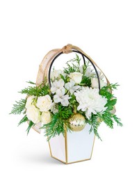 Yuletide Joy Tote from Brennan's Secaucus Meadowlands Florist 