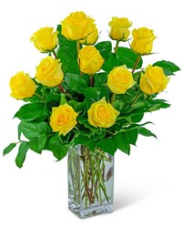 Yellow Roses (12) from Brennan's Secaucus Meadowlands Florist 