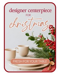 Designer's Choice Christmas Centerpiece from Brennan's Secaucus Meadowlands Florist 