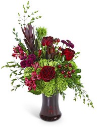 Merlot Romance from Brennan's Secaucus Meadowlands Florist 