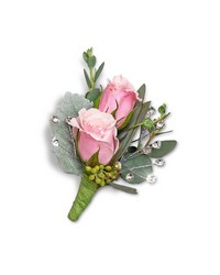 Glossy Boutonniere from Brennan's Secaucus Meadowlands Florist 