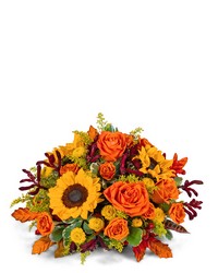 Goldenrod Harvest Centerpiece from Brennan's Secaucus Meadowlands Florist Goldenrod Harvest Centerpiece from Brennan's Secaucus Meadowlands Florist