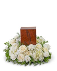 Angels Among Us Urn Surround from Brennan's Secaucus Meadowlands Florist 