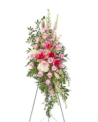 Forever Adored Standing Spray from Brennan's Secaucus Meadowlands Florist 