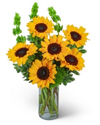 Sunflowers and Bells from Brennan's Secaucus Meadowlands Florist 