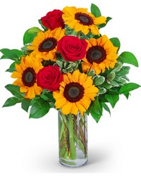 Rosy Sunflowers from Brennan's Secaucus Meadowlands Florist 