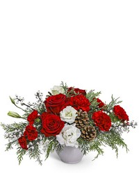 Snowberry Holiday Centerpiece from Brennan's Secaucus Meadowlands Florist  Snowberry Holiday Centerpiece from Brennan's Secaucus Meadowlands Florist