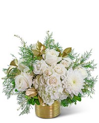Golden Winter Elegance from Brennan's Secaucus Meadowlands Florist 